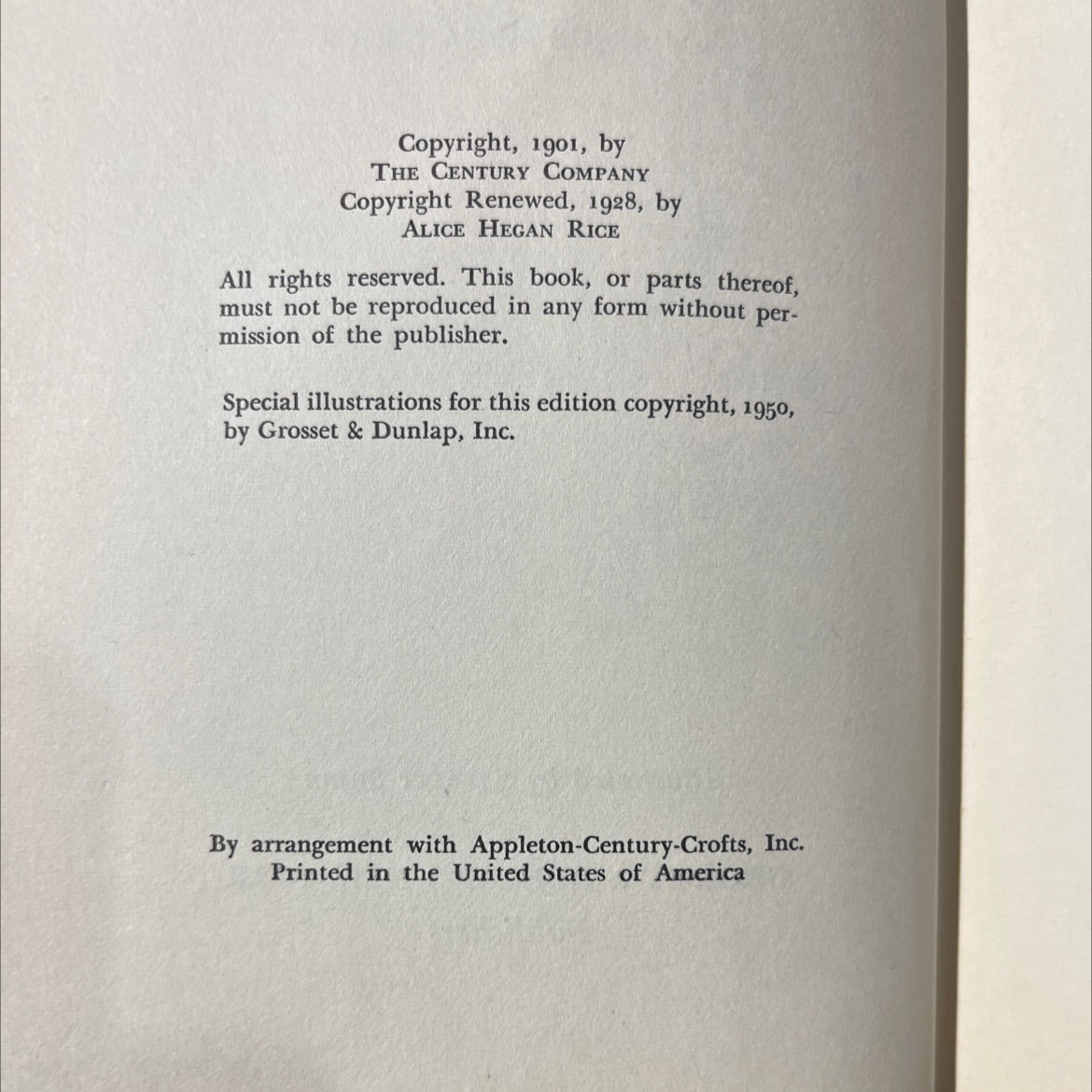 mrs. wiggs of the cabbage patch book, by alice hegan rice, 1950 Hardcover image 3