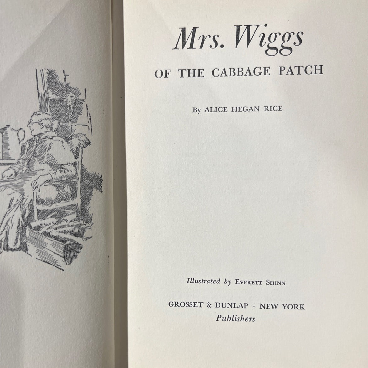 mrs. wiggs of the cabbage patch book, by alice hegan rice, 1950 Hardcover image 2