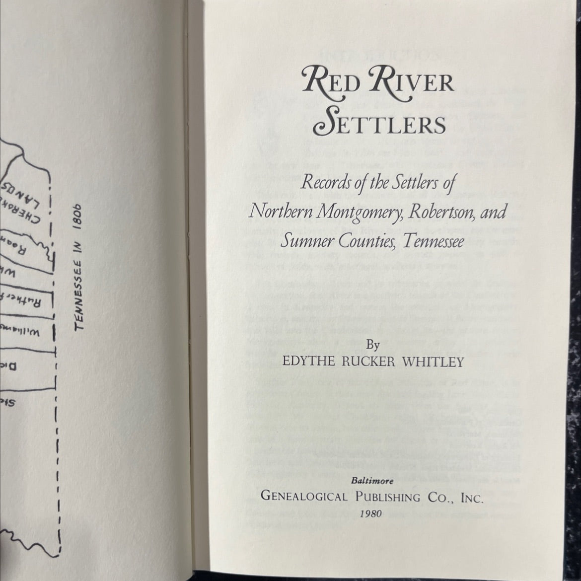 mruzno m pis tennessee in 1806 red river settlers records of the settlers of northern montgomery robertson and sumner image 2