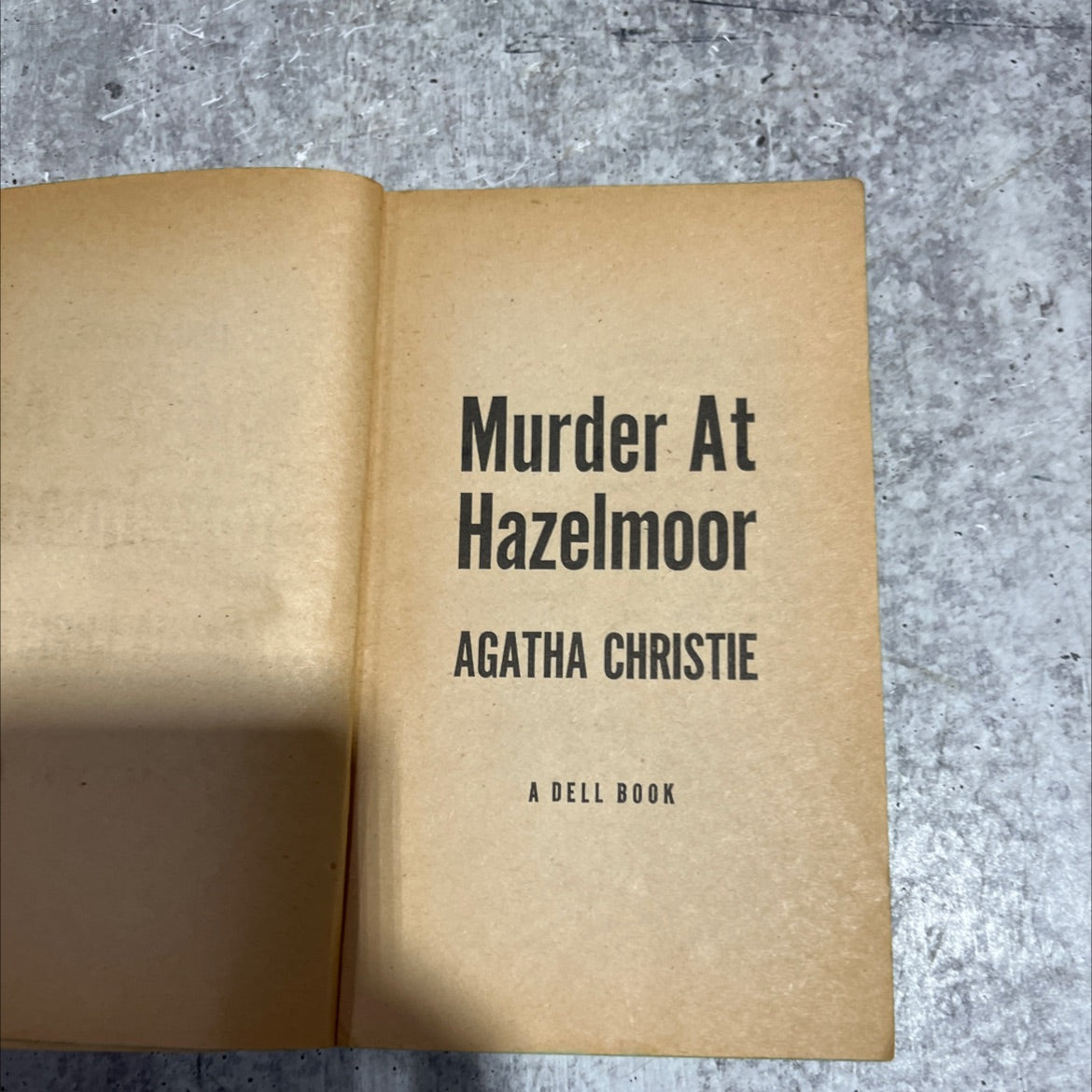 murder at hazelmoor book, by agatha christie, 1959 Paperback image 2