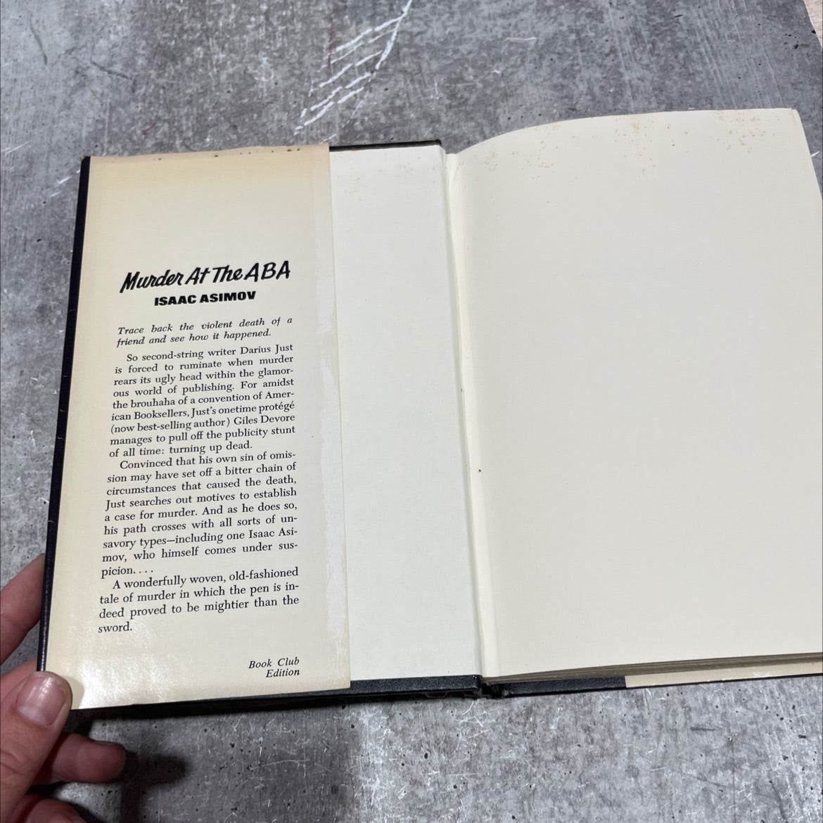 murder at the aba al di a puzzle in four days and sixty scenes book, by Isaac Asimov, 1976 Hardcover image 4