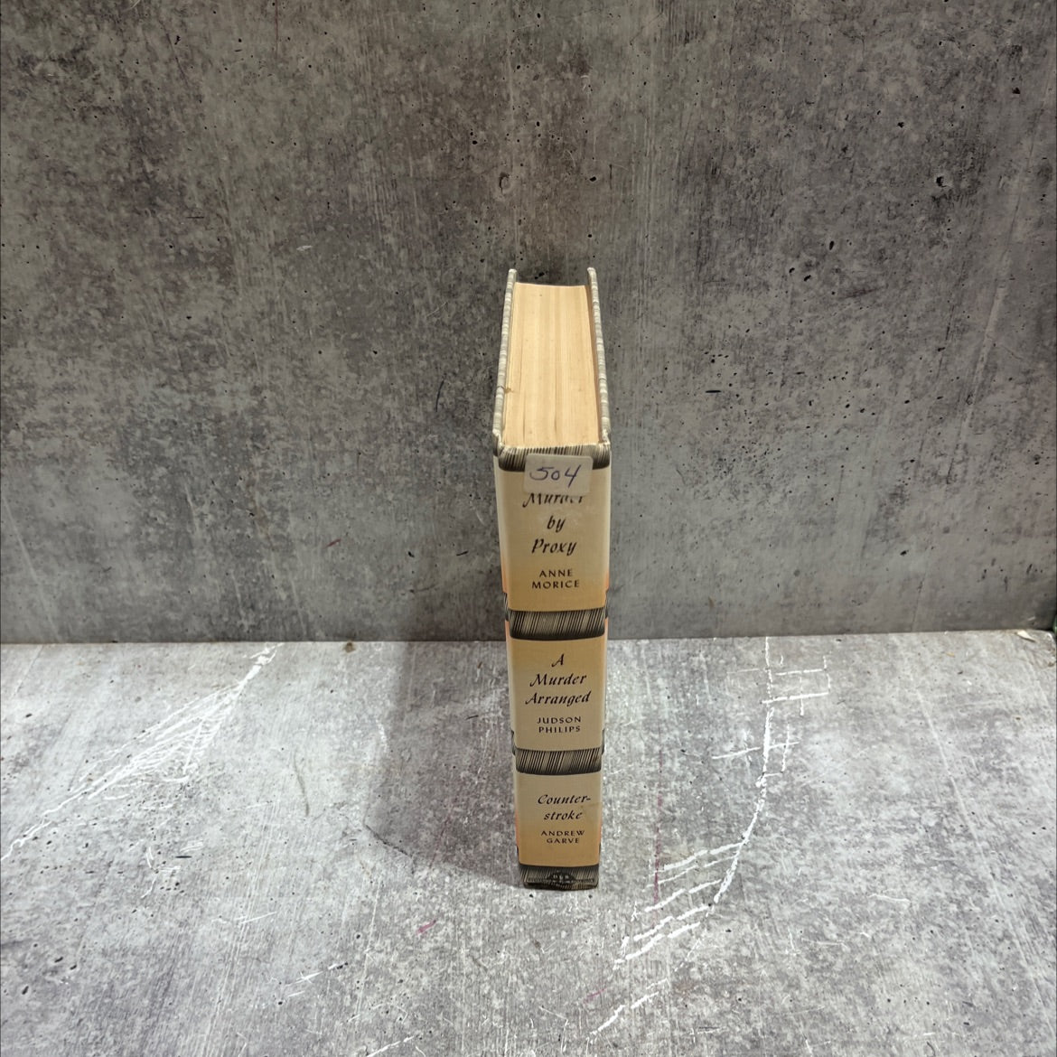 murder by proxy book, by anne morice, 1978 Hardcover image 4