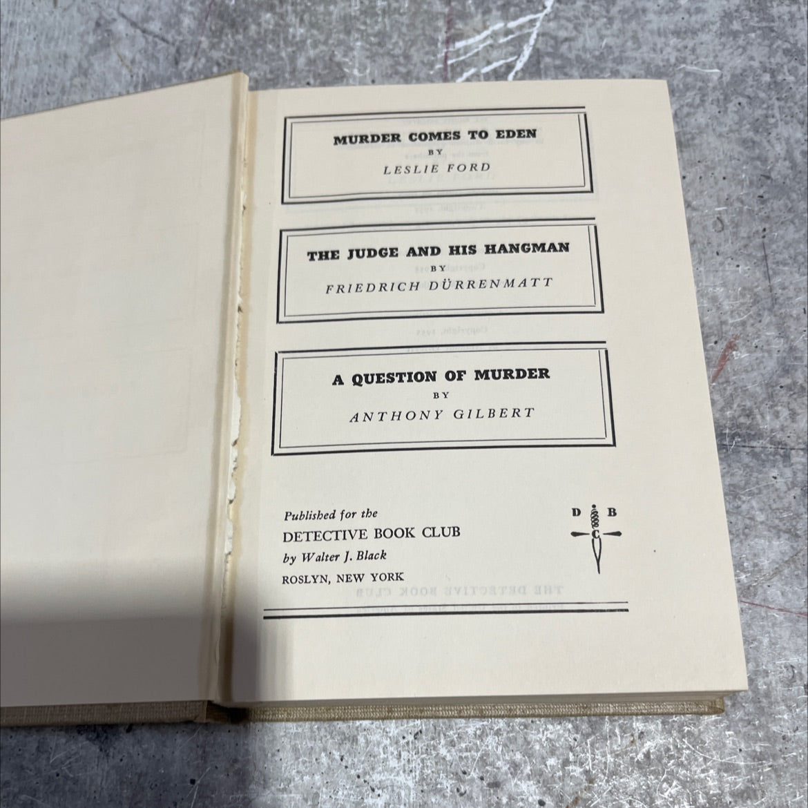 murder comes to eden book, by leslie ford, 1955 Hardcover image 2