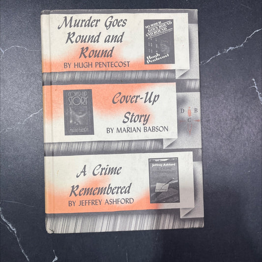 murder goes round and round book, by hugh pentecost, 1988 Hardcover image 1
