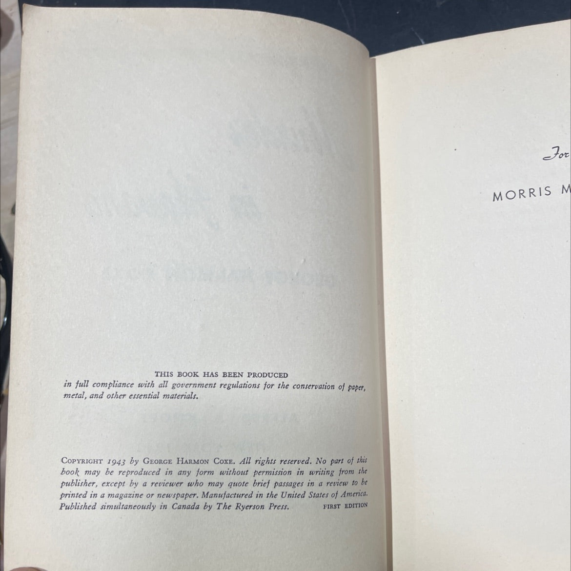 murder in havana book, by george harmon coxe, 1943 Hardcover image 3
