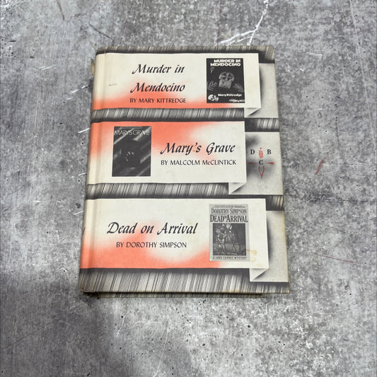 murder in mendocino book, by mary kittredge, 1986 Hardcover image 1