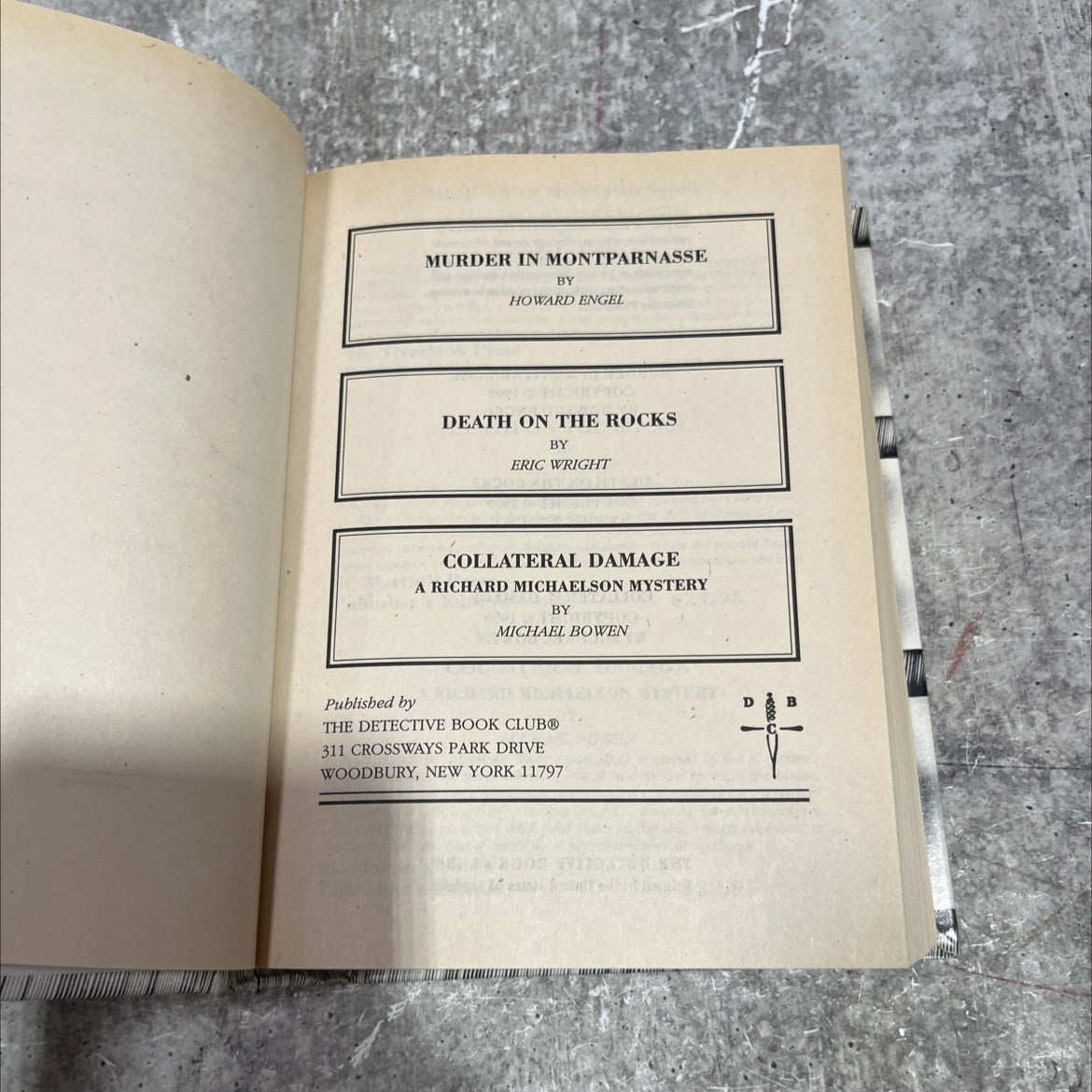 murder in montparnasse book, by howard engel, 1992 Hardcover image 2