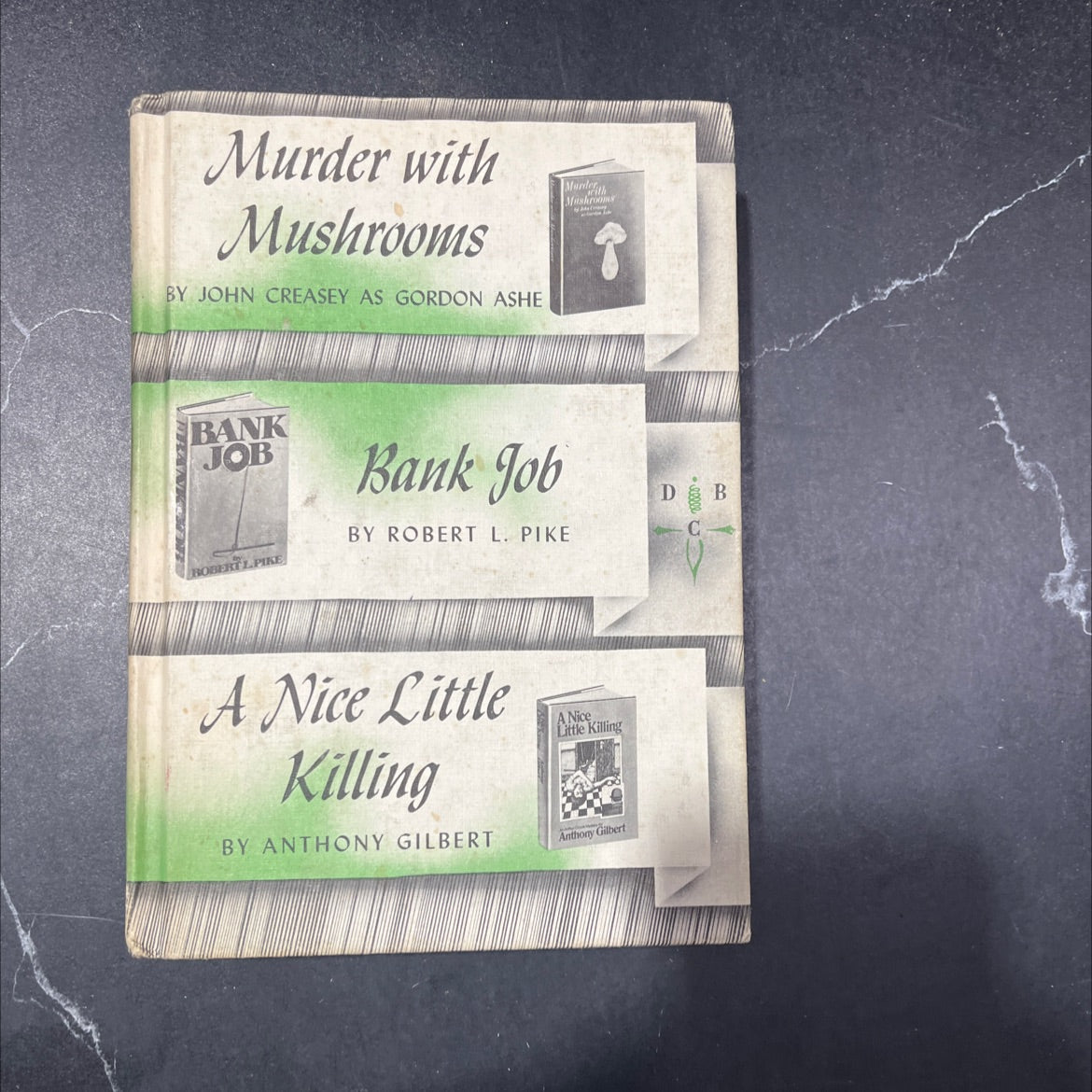 murder with mushrooms book, by john creasey, 1974 Hardcover image 1