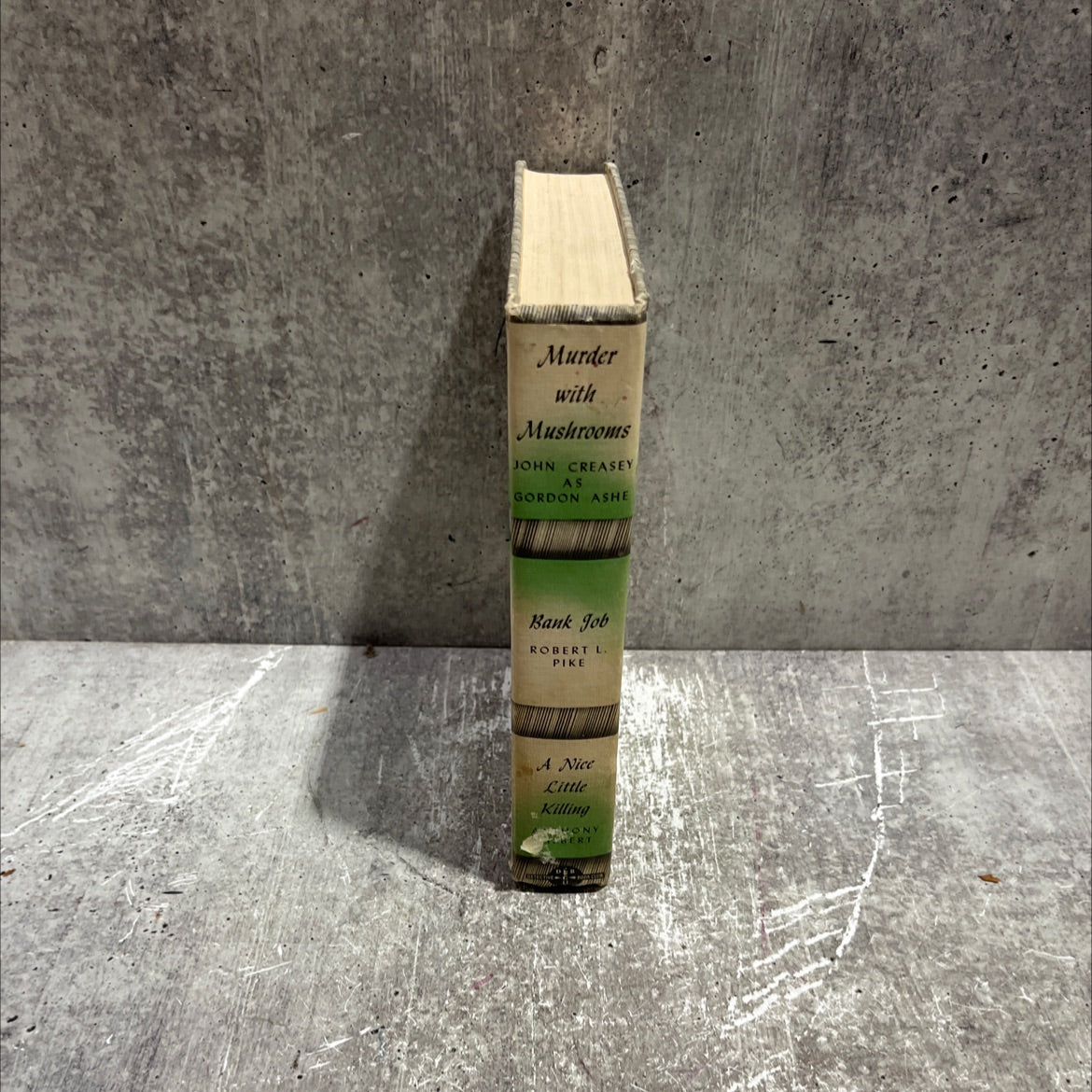 murder with mushrooms book, by John Creasey, 1974 Hardcover image 4