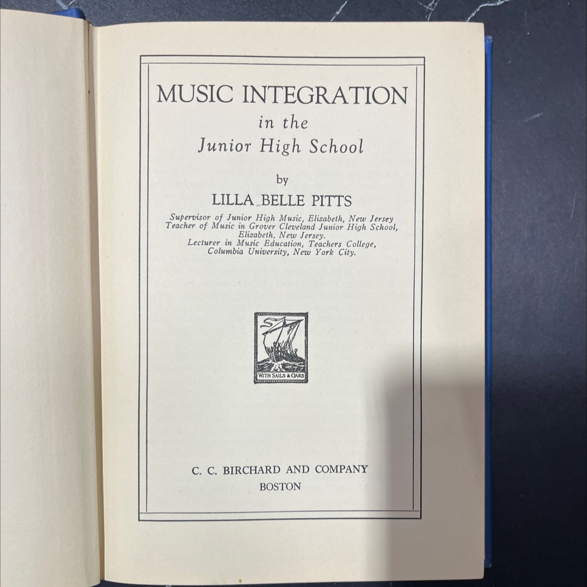 music integration in the junior high school book, by lilla belle pitts, 1938 Hardcover image 2