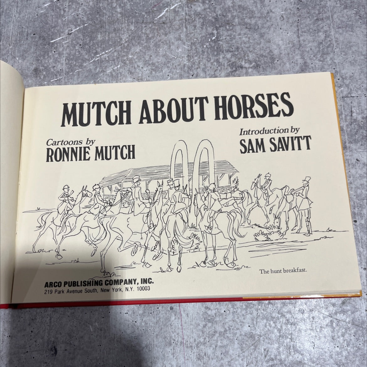 mutch about horses book, by ronnie mutch, 1978 Hardcover image 2