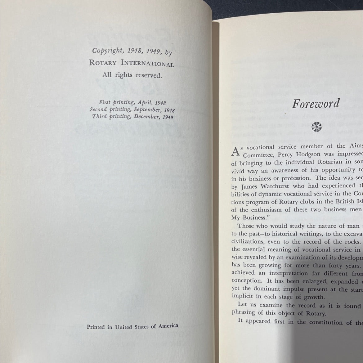my business book, by Percy Hodgson, 1949 Hardcover image 3
