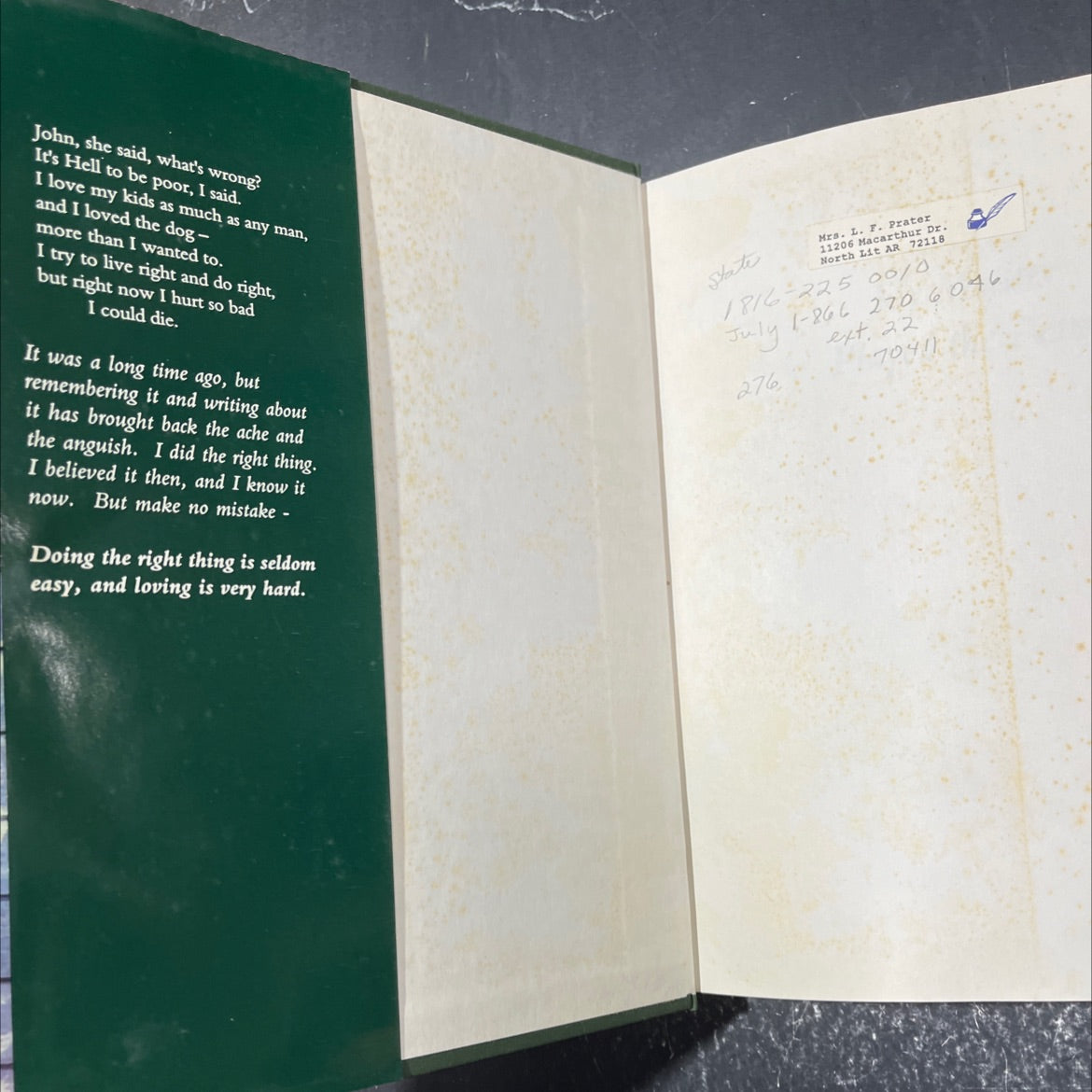 my mother played the piano book, by john w. smith, 1993 Hardcover image 4