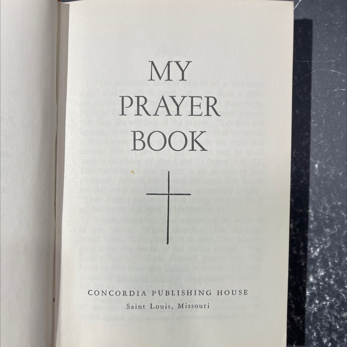 my prayer book book, by unknown, 1960 Hardcover image 2