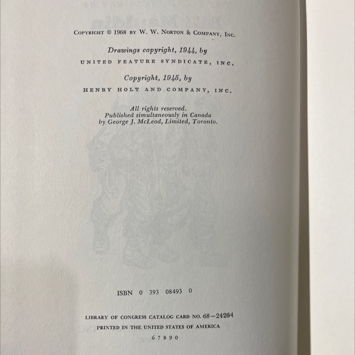 my seat back back up? book, by Bill Mauldin, 1968 Hardcover image 3