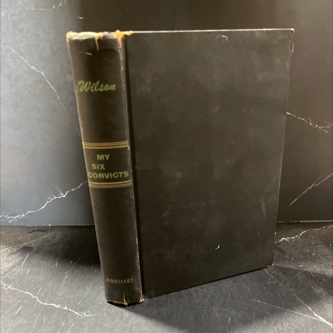 my six convicts book, by donald powell wilson, 1951 Hardcover image 1