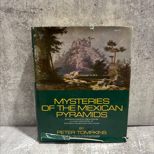 mysteries of the mexican pyramids book, by Peter Tompkins, 1976 Hardcover image 1