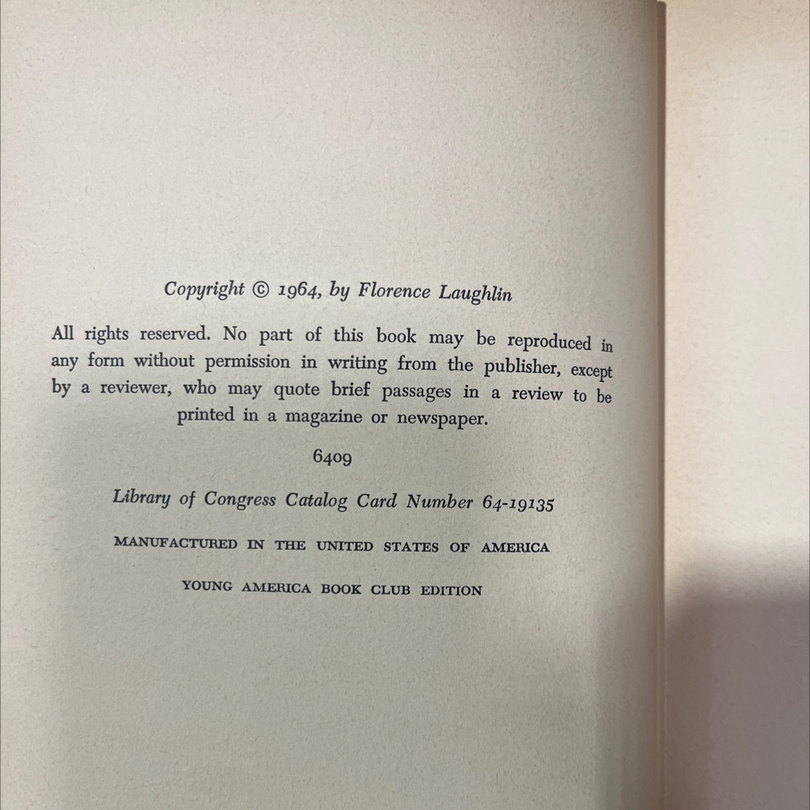 mystery mountain book, by Florence Laughlin, 1964 Hardcover image 3