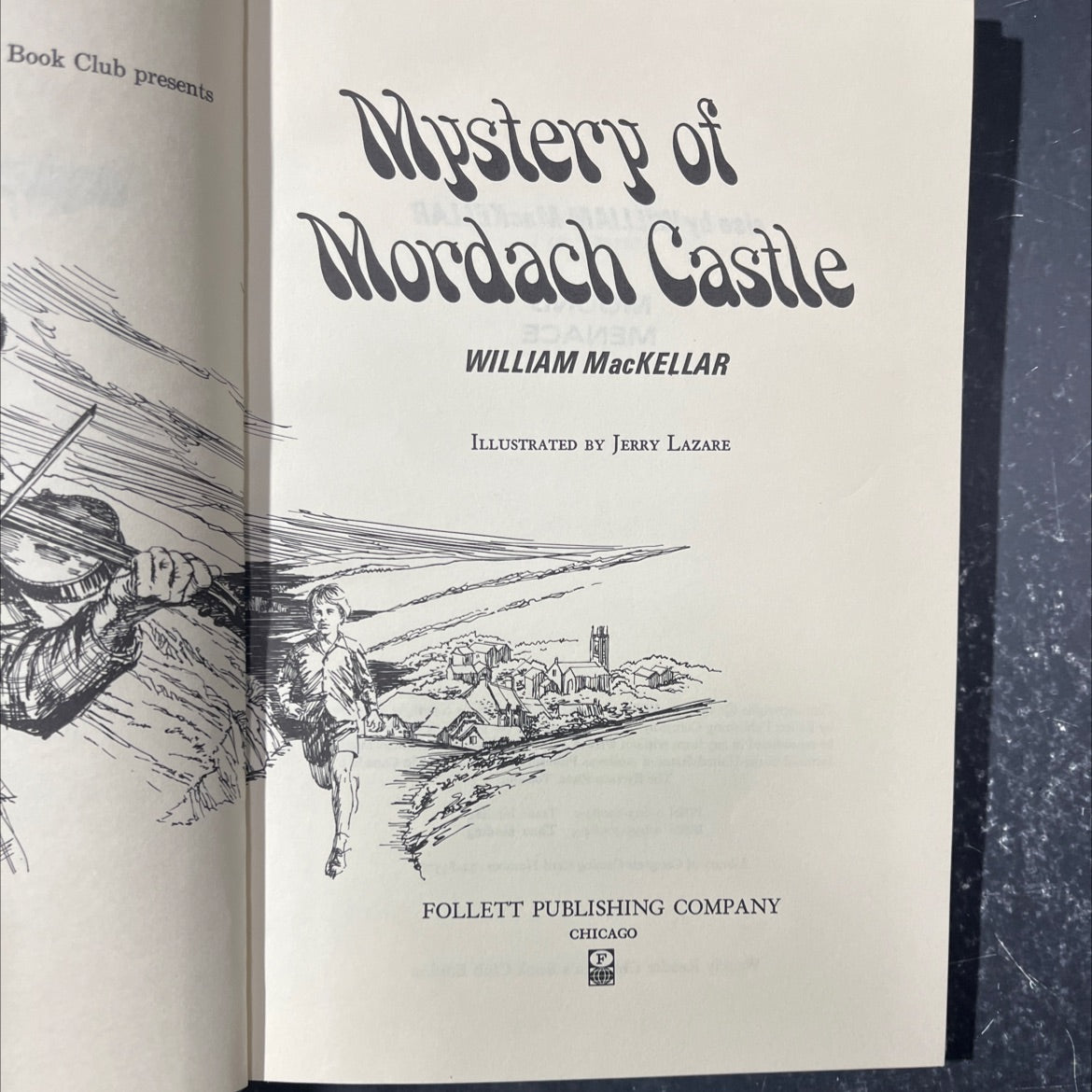 mystery of mordach castle book, by william mackellar, 1970 Hardcover image 2