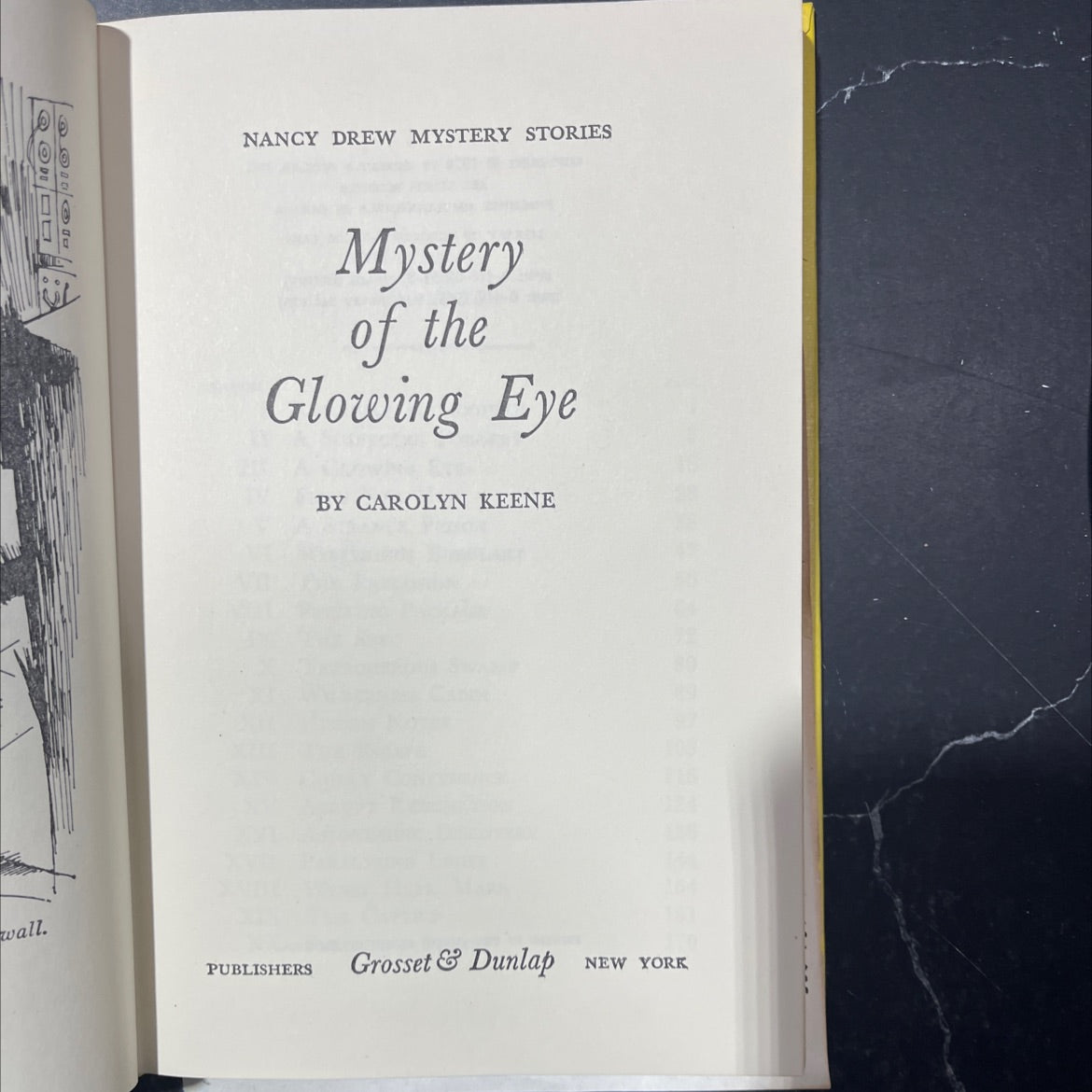 mystery of the glowing eye book, by carolyn keene, 1974 Hardcover image 2