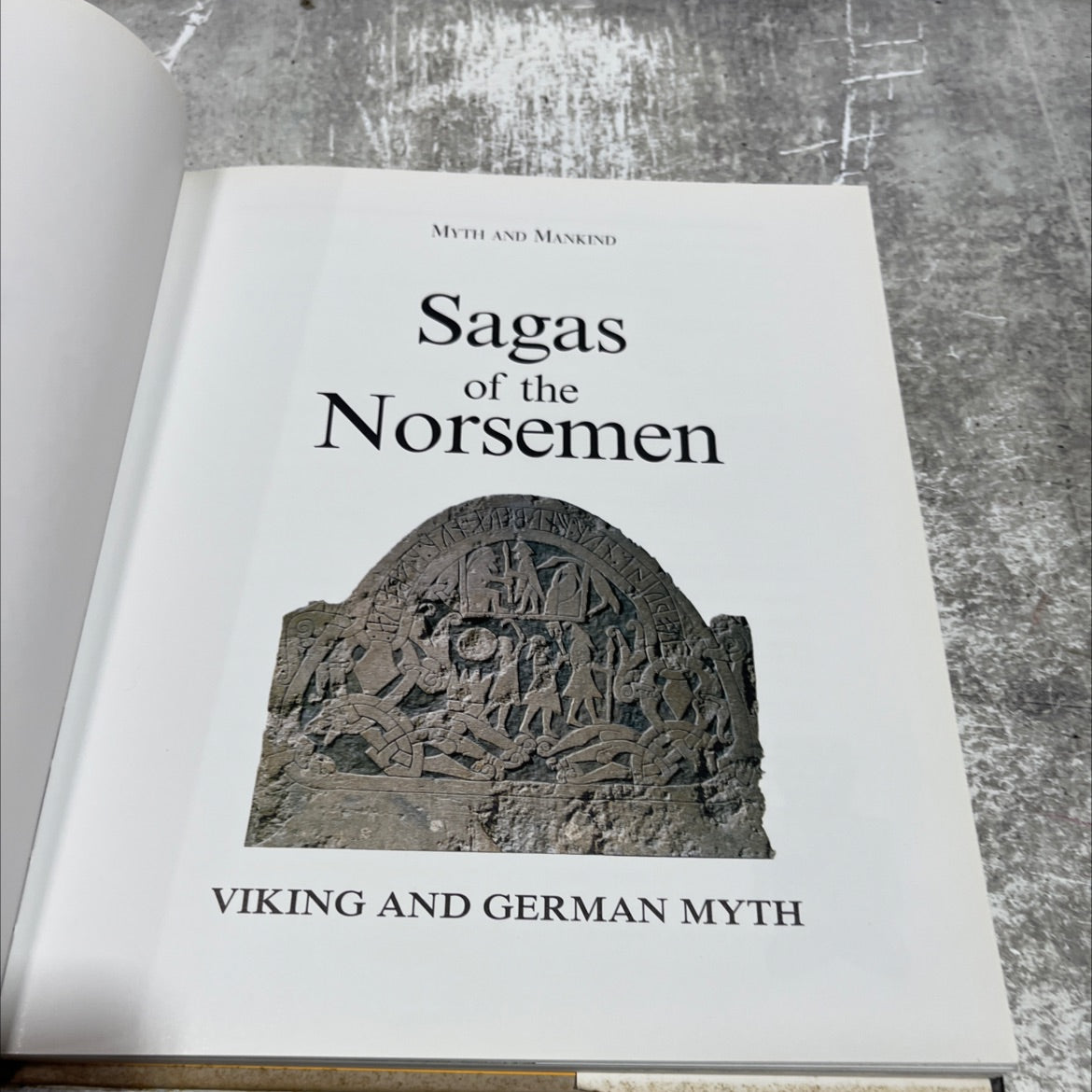 myth and mankind sagas of the norsemen viking and german myth book, by Loren Auerbach, Jacqueline Simpson, 1997 image 2