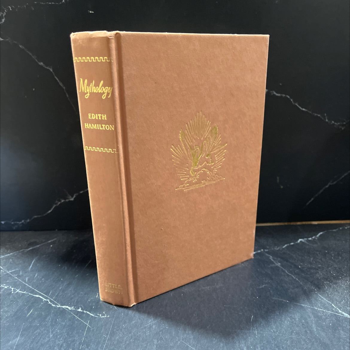mythology book, by edith hamilton, 1942 Hardcover image 1