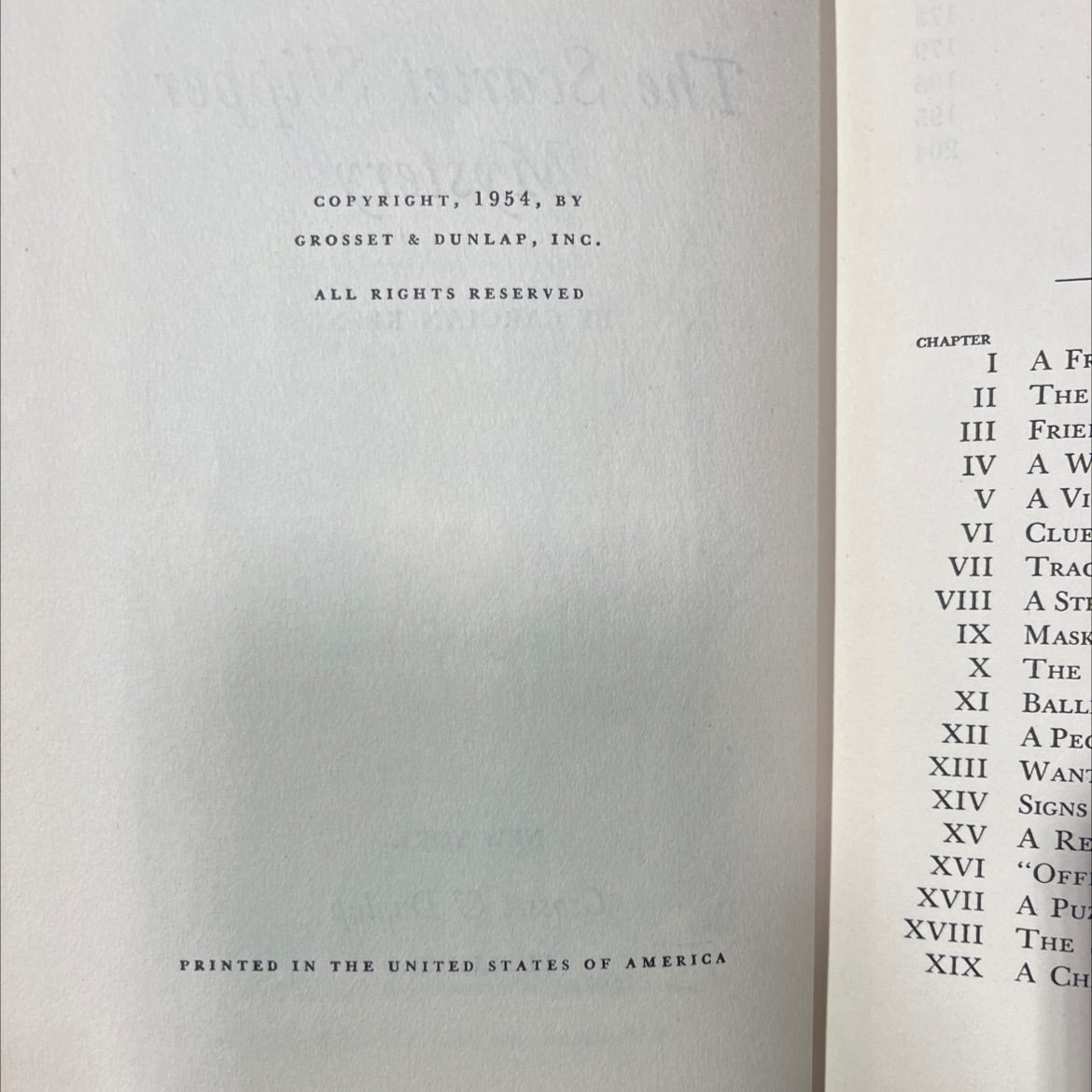 nancy drew mystery stories the scarlet slipper mystery book, by carolyn keene, 1954 Hardcover image 3