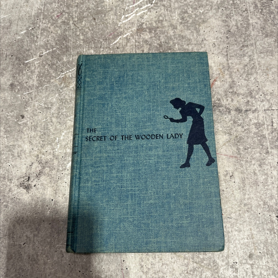 nancy drew mystery stories the secret of the wooden lady book, by carolyn keene, 1950 Hardcover image 1