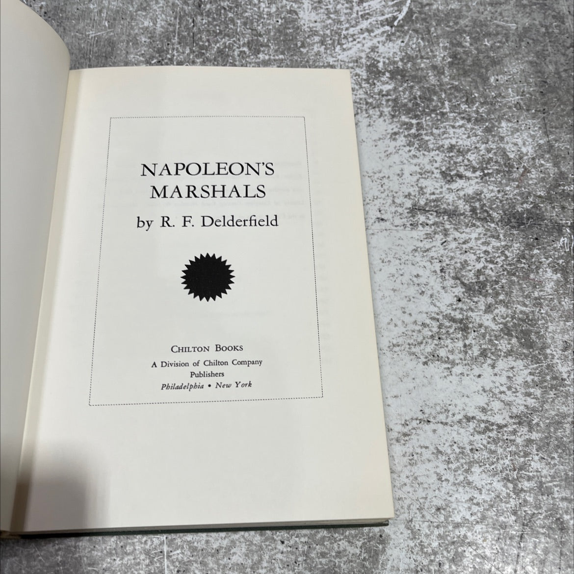napoleon's marshals book, by R. F. Delderfield, 1966 Hardcover image 2