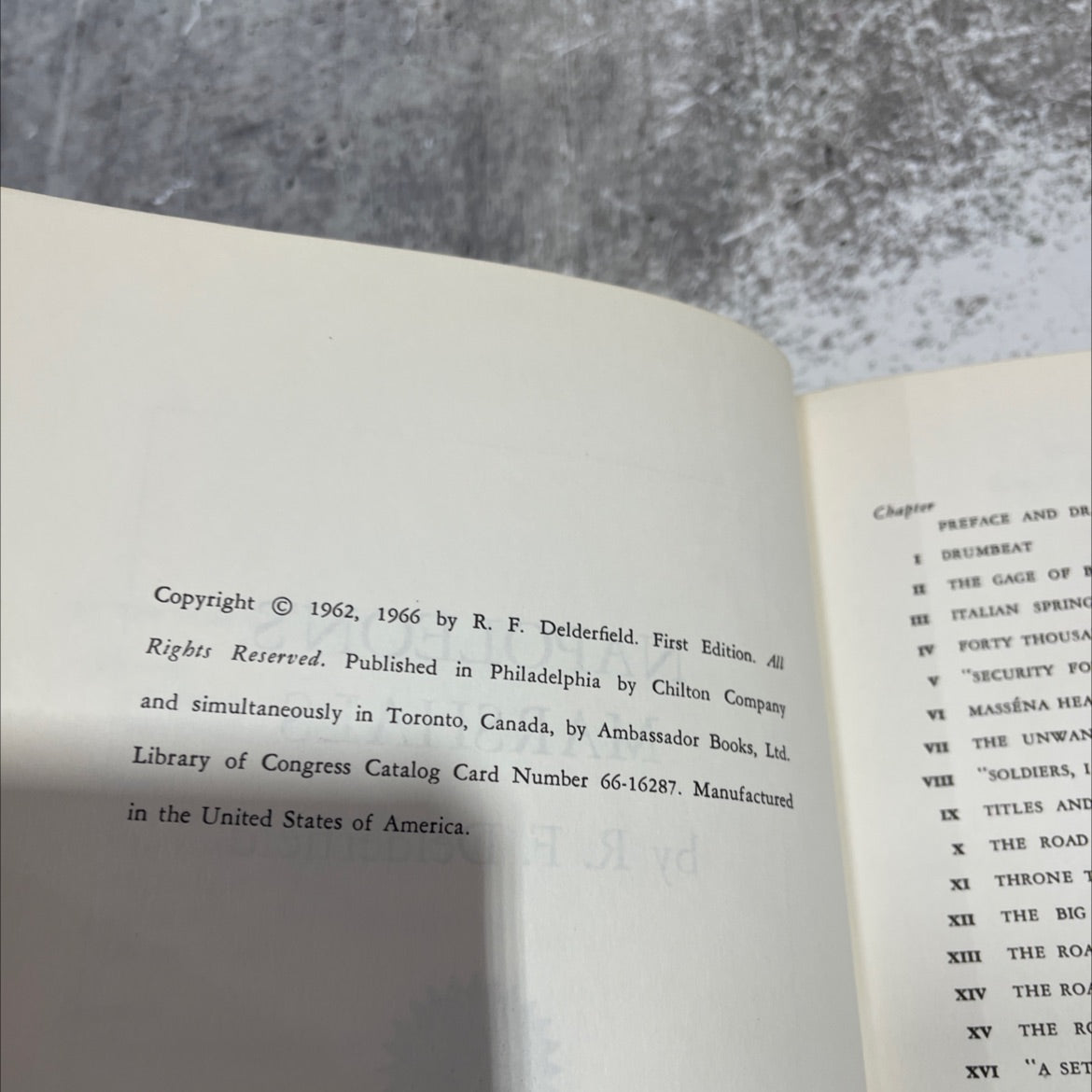 napoleon's marshals book, by R. F. Delderfield, 1966 Hardcover image 3