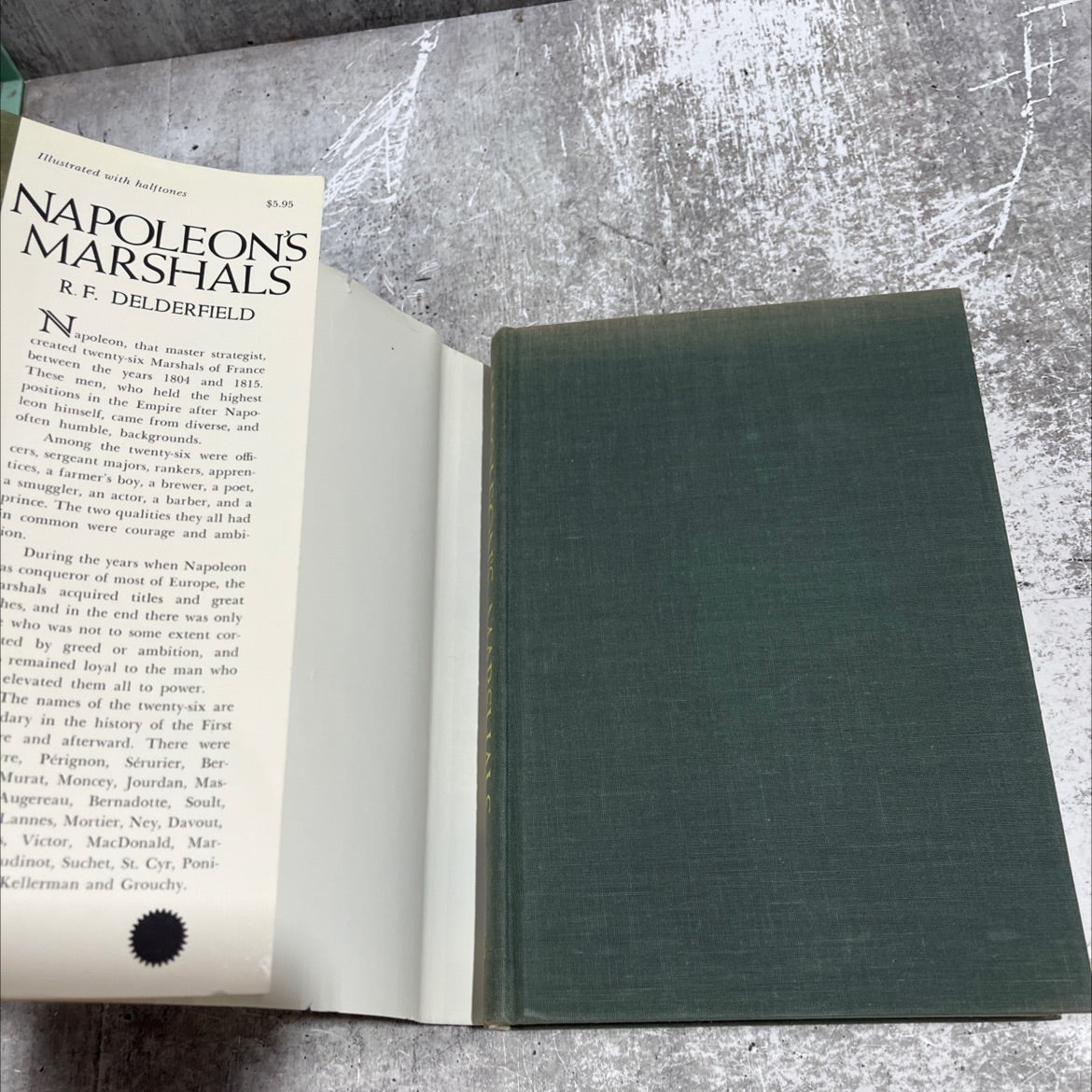napoleon's marshals book, by R. F. Delderfield, 1966 Hardcover image 4