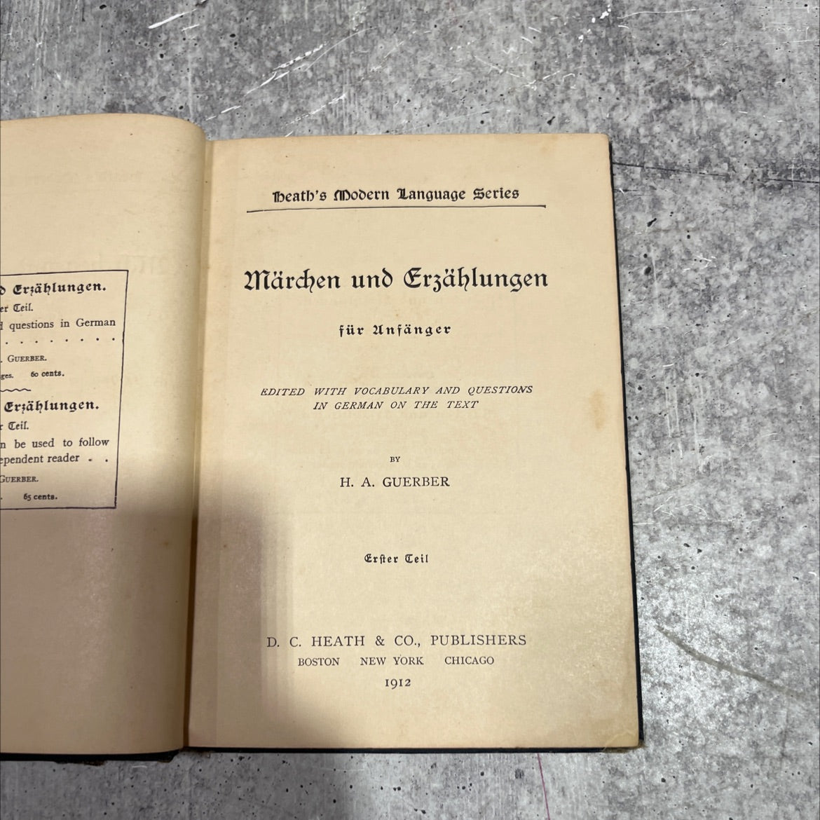 narratives part one book, by h. a. guerber, 1912 Hardcover image 2