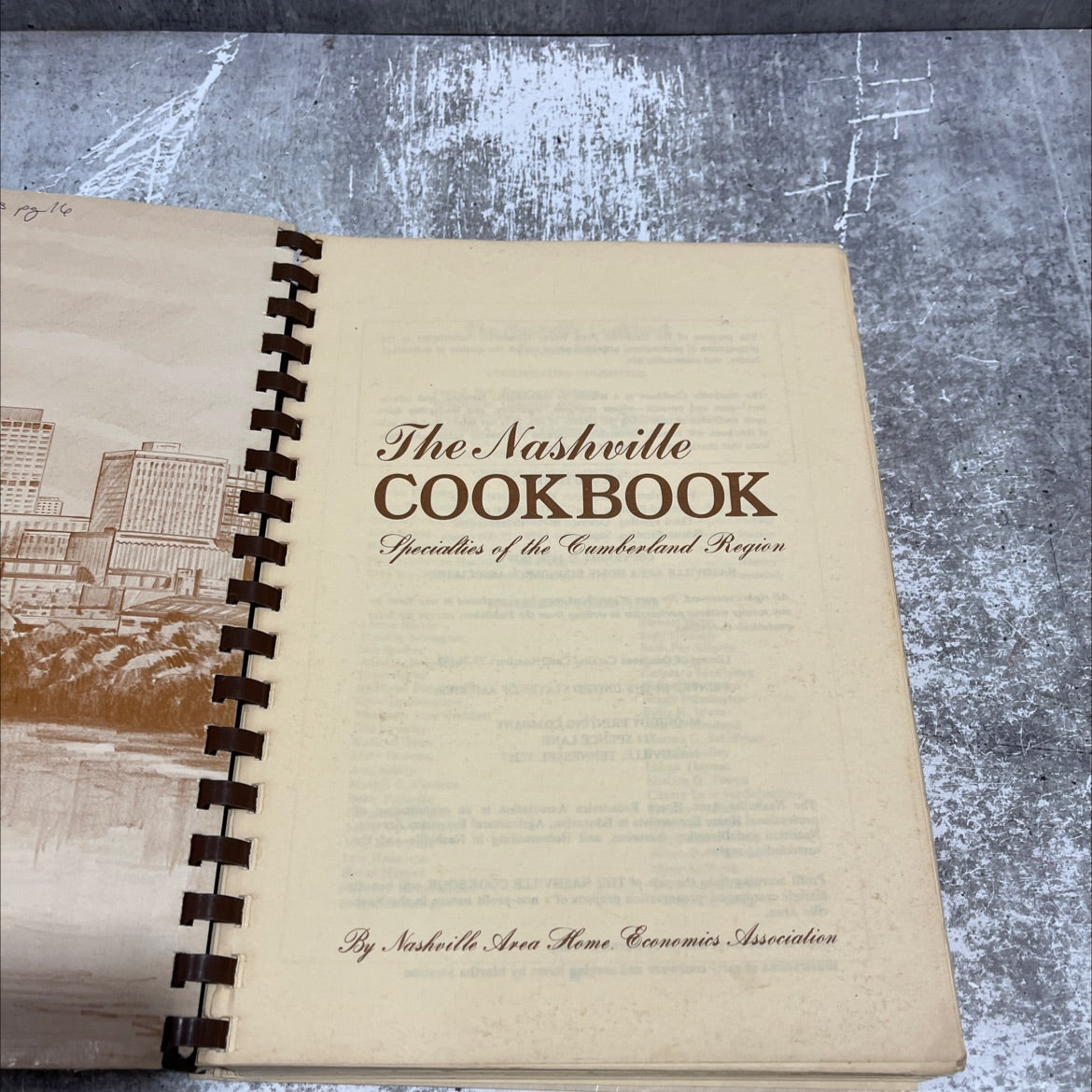 nashville cookbook specialties of the cumberland region book, by nashville area home economics association, 1979 image 2