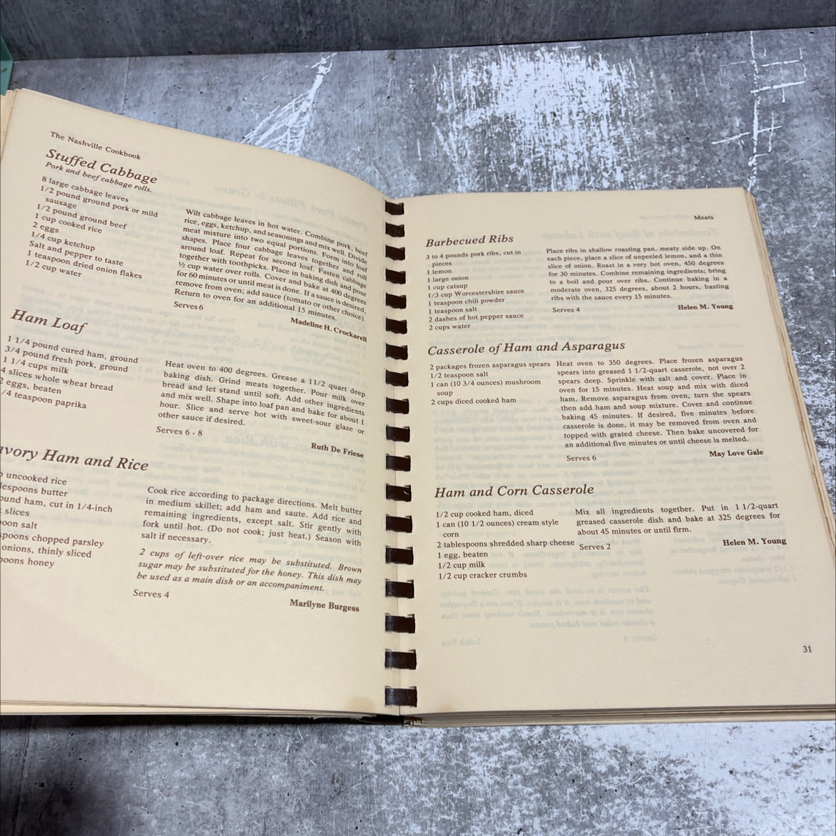 nashville cookbook specialties of the cumberland region book, by nashville area home economics association, 1979 image 4