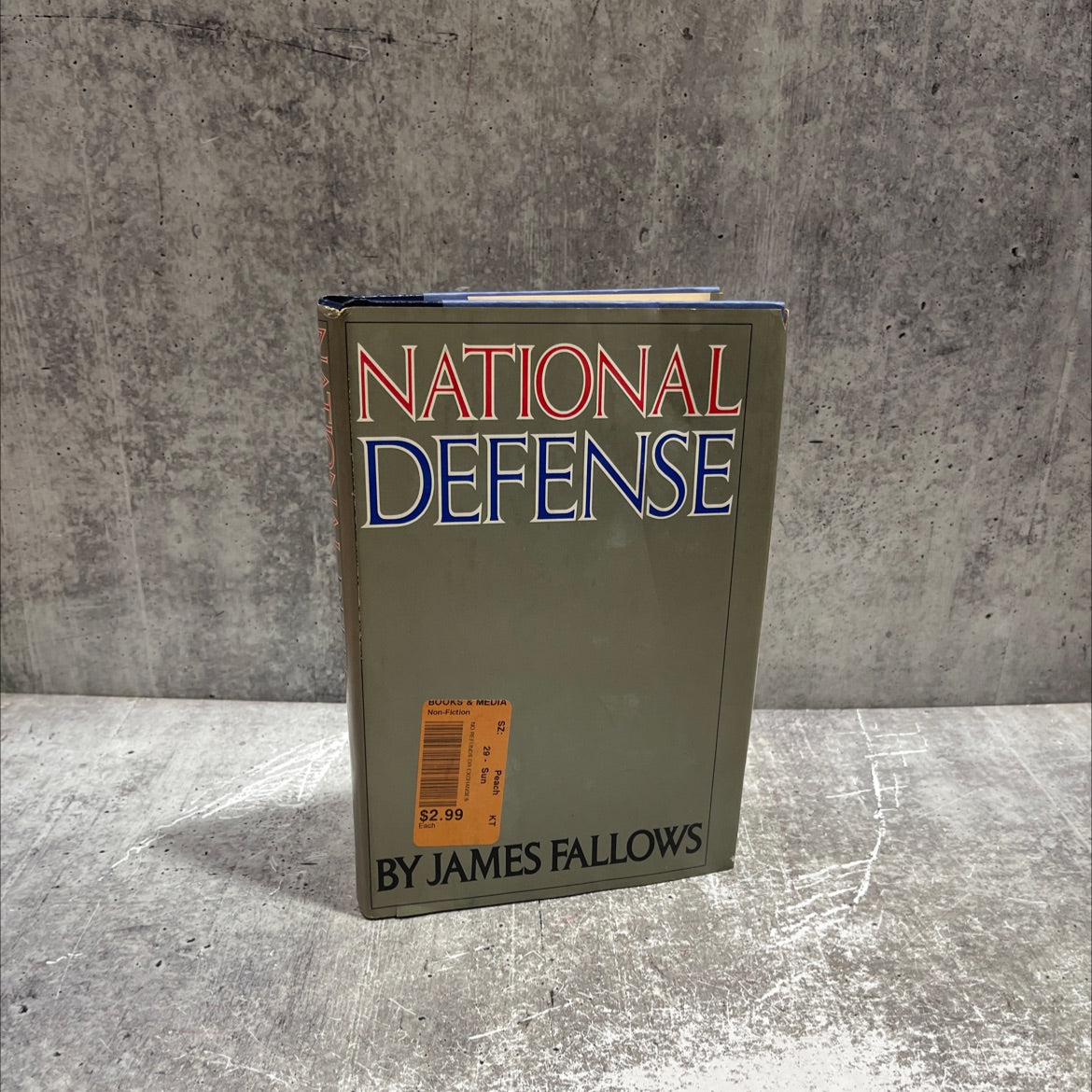 national defense book, by james fallows, 1981 Hardcover image 1