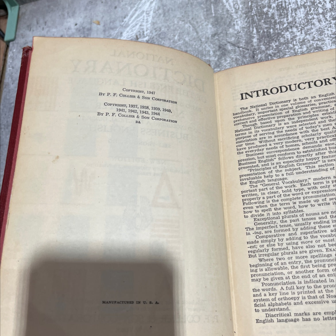 national dictionary of the english language based on the principles established by noah webster and including a image 3
