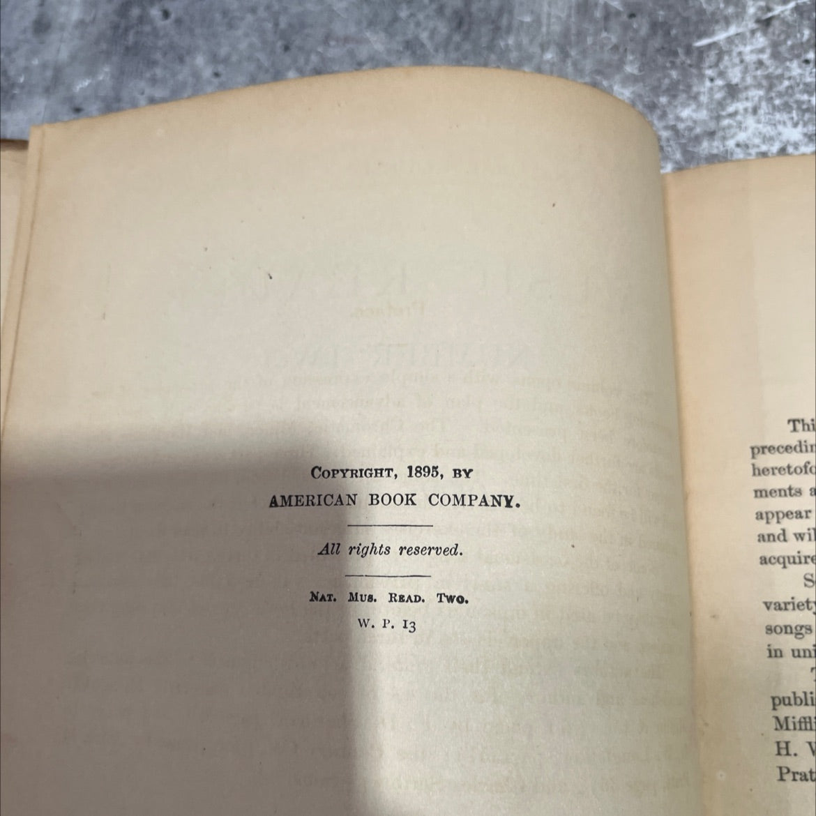natural course in music music reader number two book, by frederic h. ripley, thomas tapper, 1895 Hardcover image 3