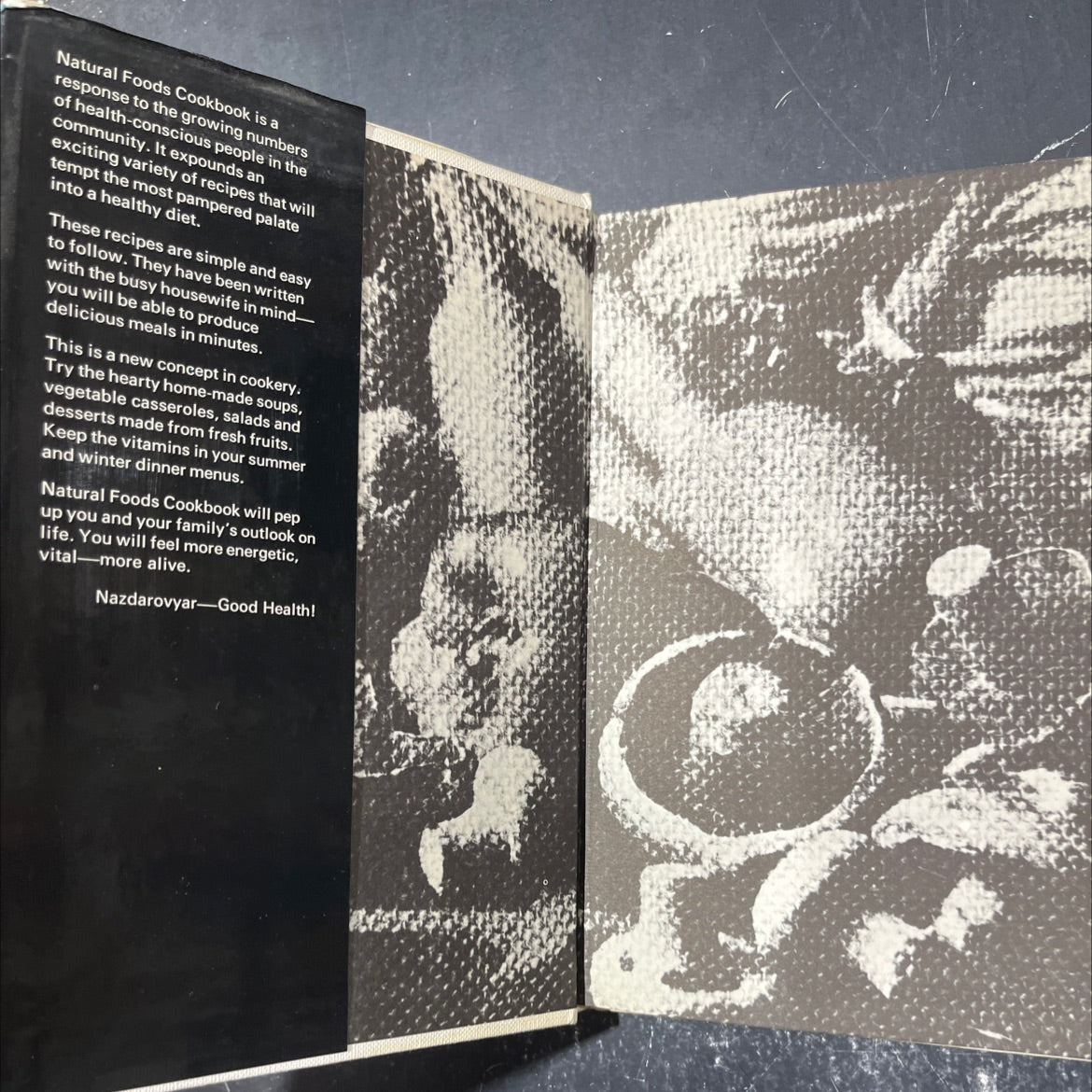 natural foods cookbook book, by anna lee, 1972 Hardcover image 4