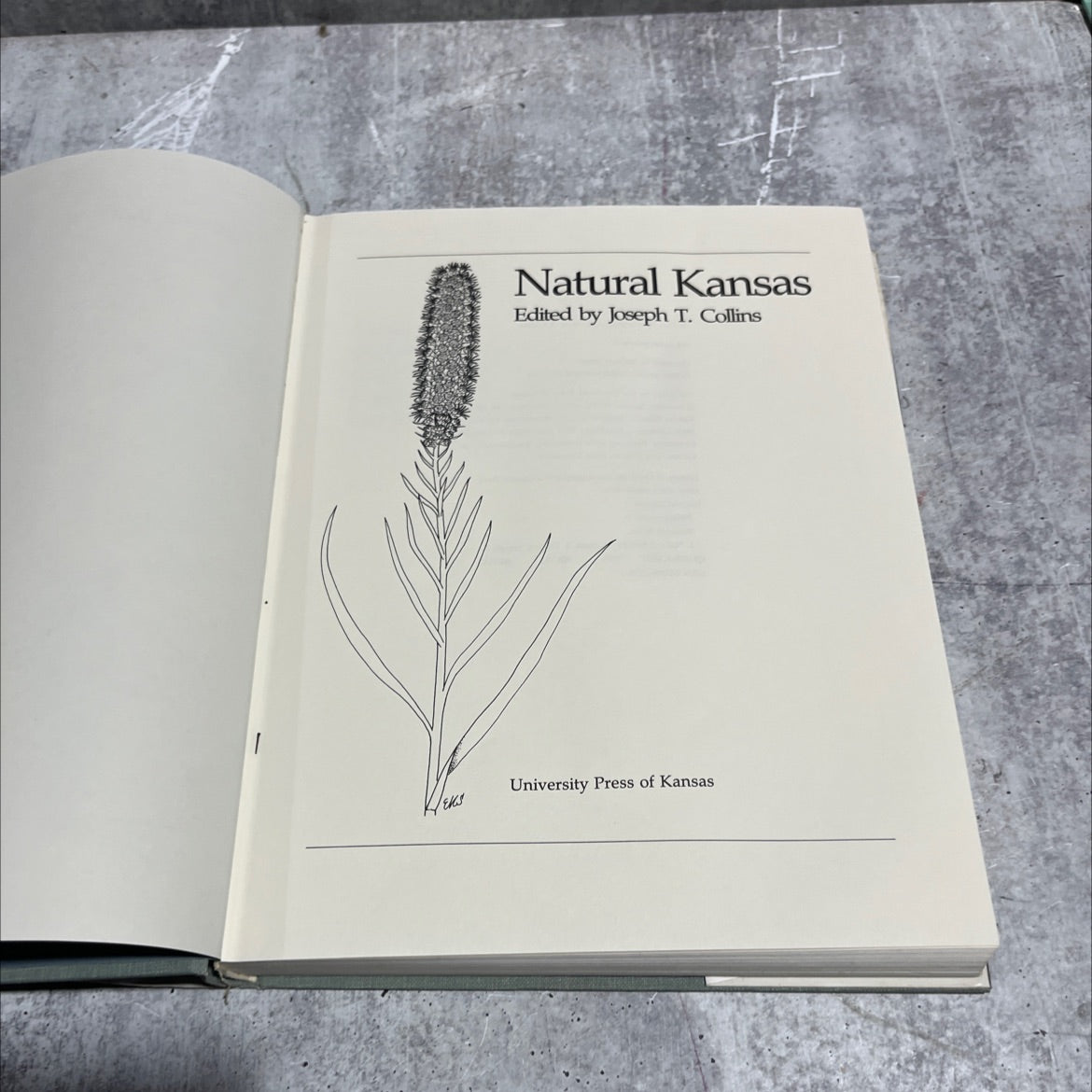 natural kansas book, by Joseph T. Collins, 1985 Hardcover image 2