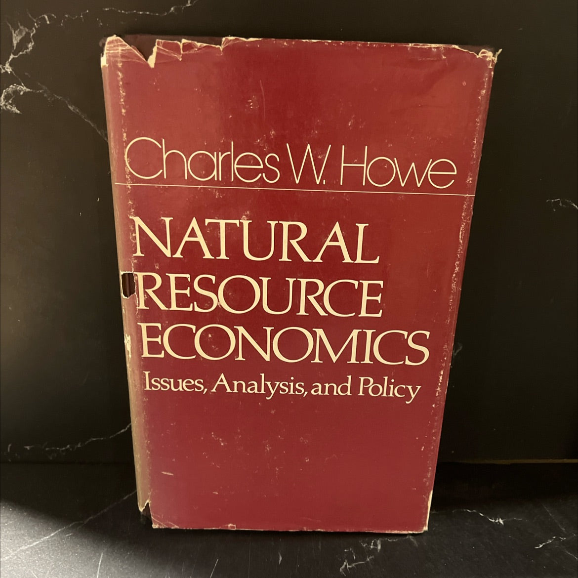 natural resource economics issues analysis and policy book, by charles w. howe, 1979 Hardcover image 1
