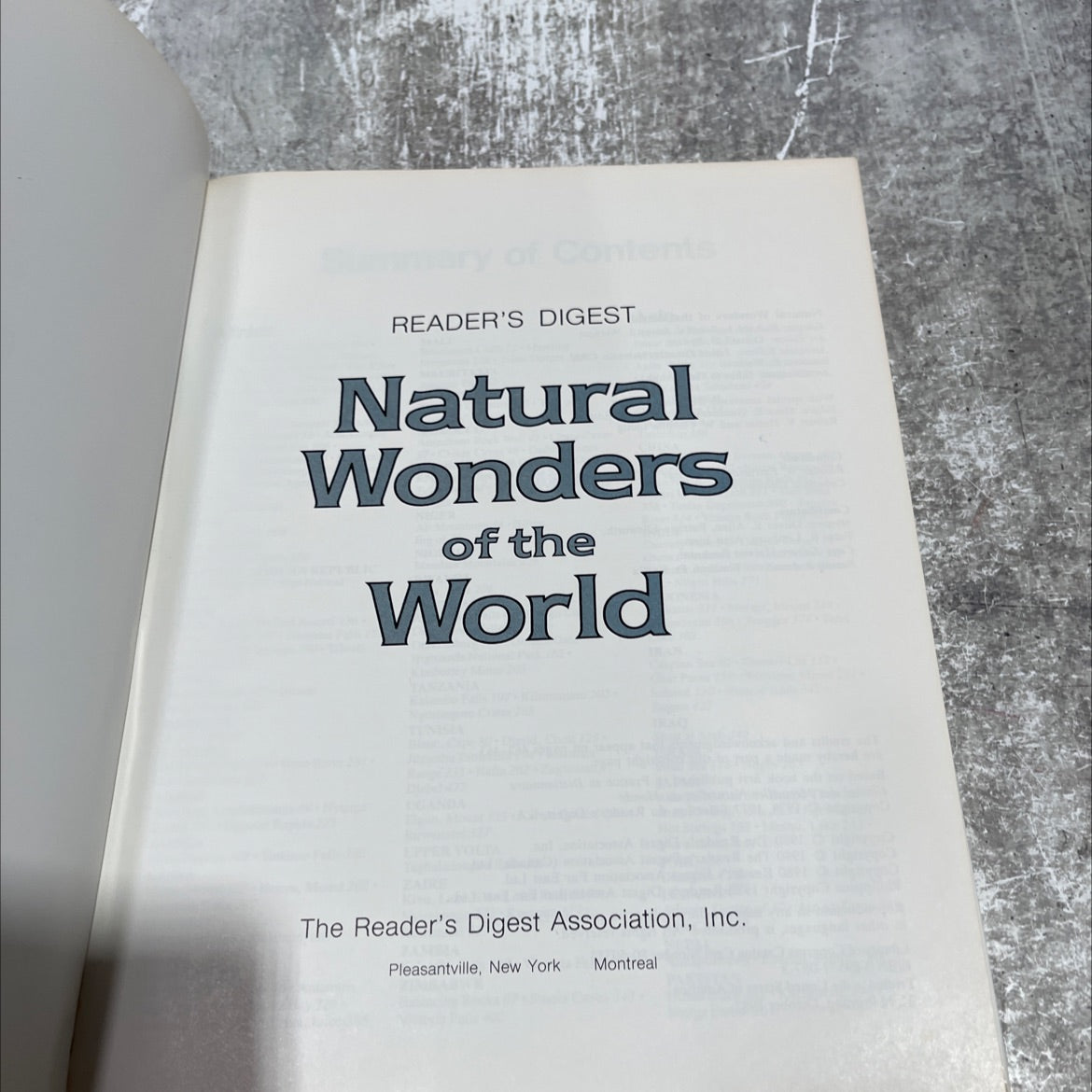 natural wonders of the world book, by Richard L. Scheffel, Susan J. Wernert, 1980 Hardcover image 2