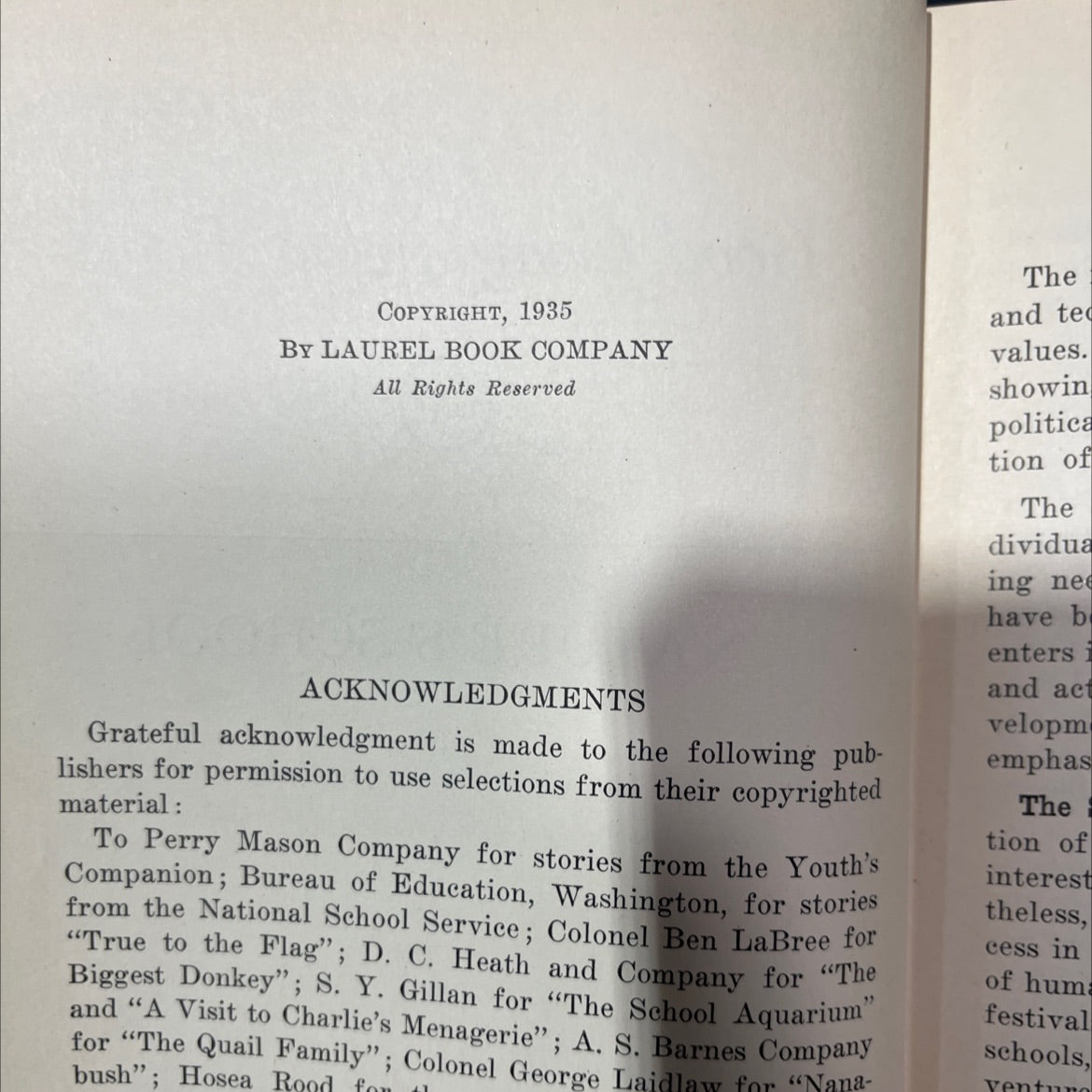 nature's school book, by charles j. anderson, 1935 Hardcover image 3