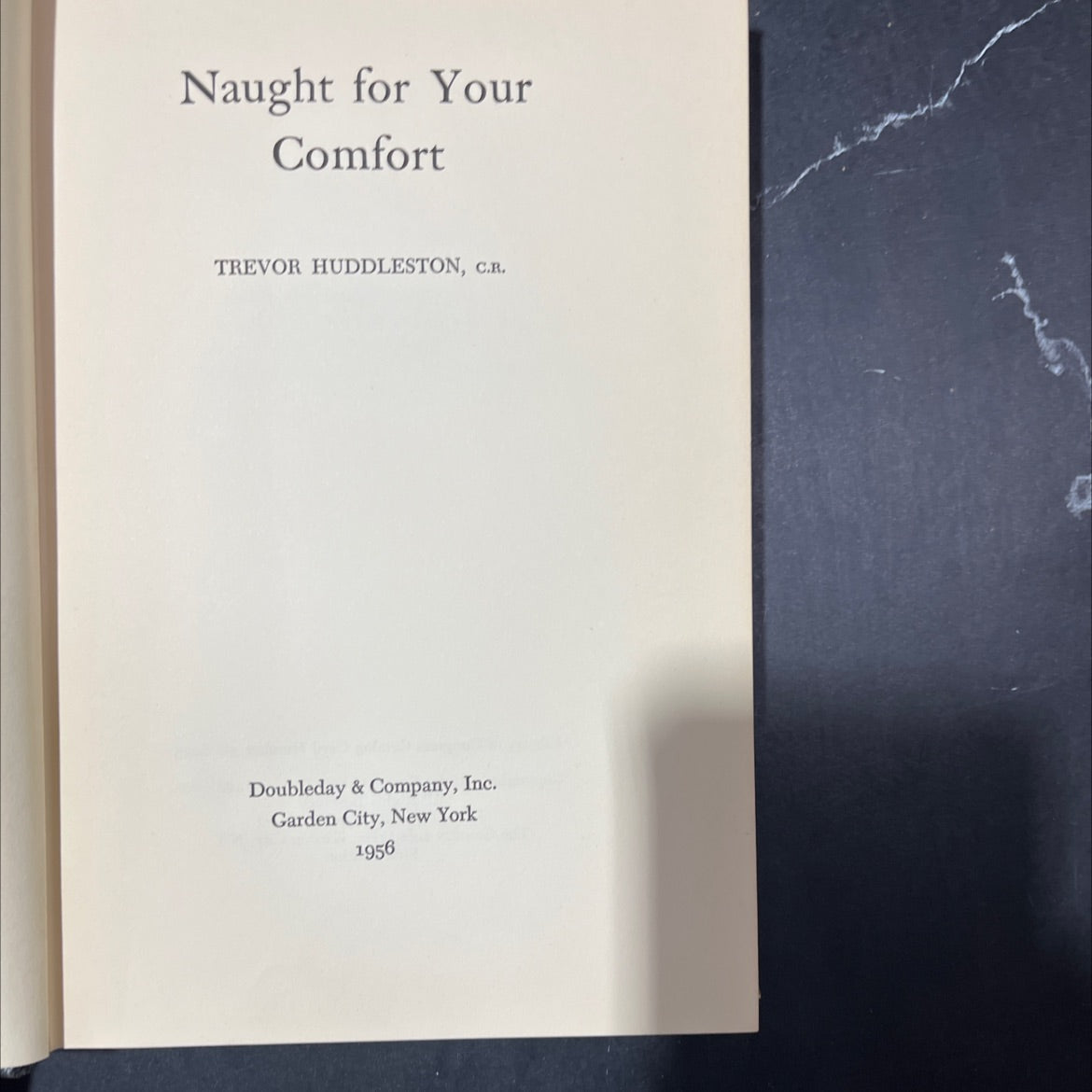 naught for your comfort book, by trevor huddleston, 1956 Hardcover image 2