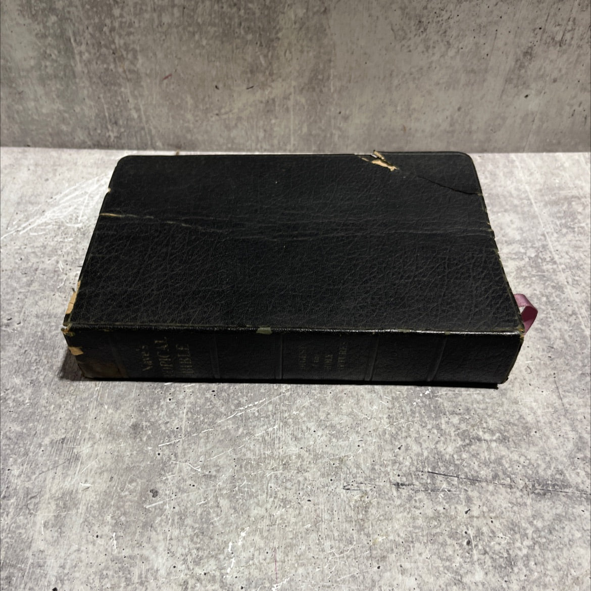 nave's topical bible a digest of the holy scriptures book, by orville j. nave, 1962 Leather image 4