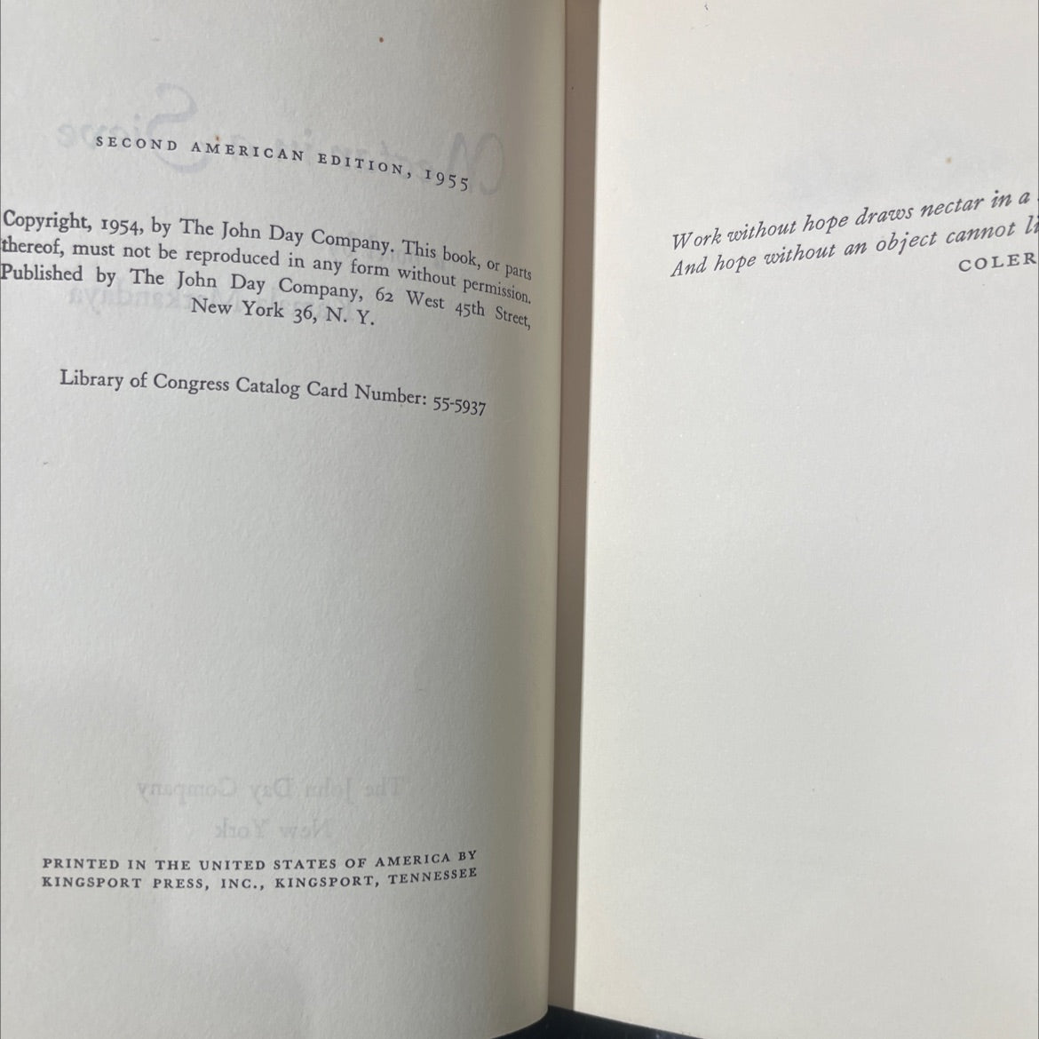 nectar book, by kamala markandaya, 1955 Hardcover image 3