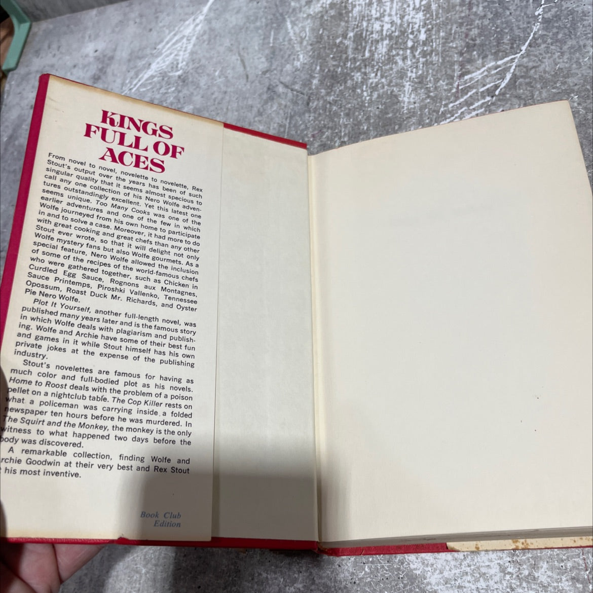 nero wolfe omnibus book, by rex stout, 1969 Hardcover image 4