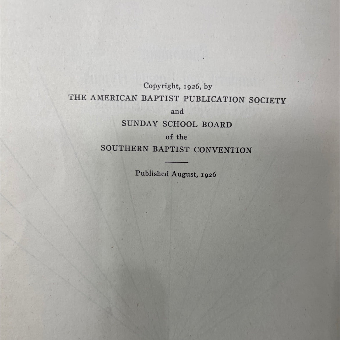 new baptist hymnal containing standard and gospel hymns and responsive readings book, by unknown, 1926 Hardcover image 3