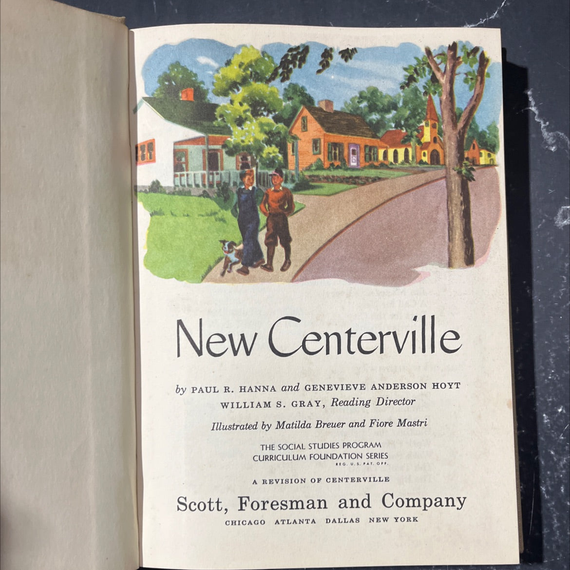 new centerville book, by paul r. hanna, genevieve anderson hoyt william s. gray, 1948 Hardcover image 2