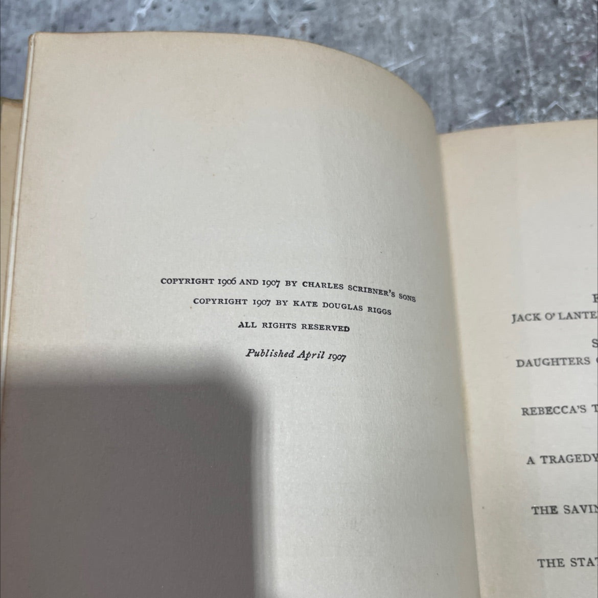 new chronicles of rebecca book, by kate douglas wiggin, 1907 Hardcover image 3
