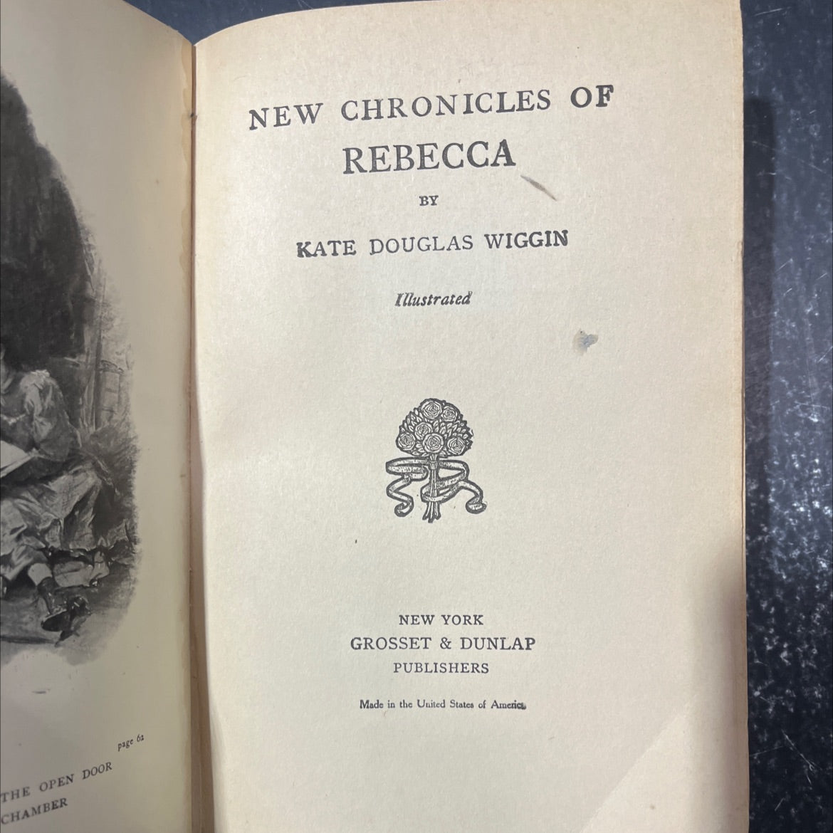 new chronicles of rebecca book, by kate douglas wiggin, 1907 Hardcover image 2